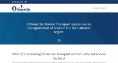 Desktop Screenshot of ottomatticmarinetransport.com